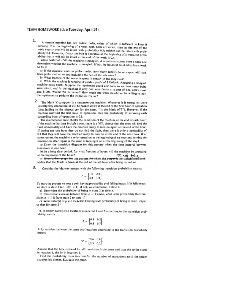 Team Homework | PDF