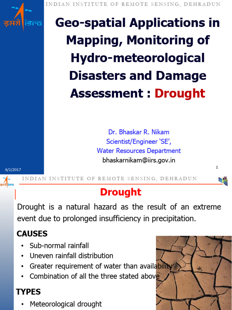 Drought Monitoring and Assessment in India | PDF | Drought | Precipitation
