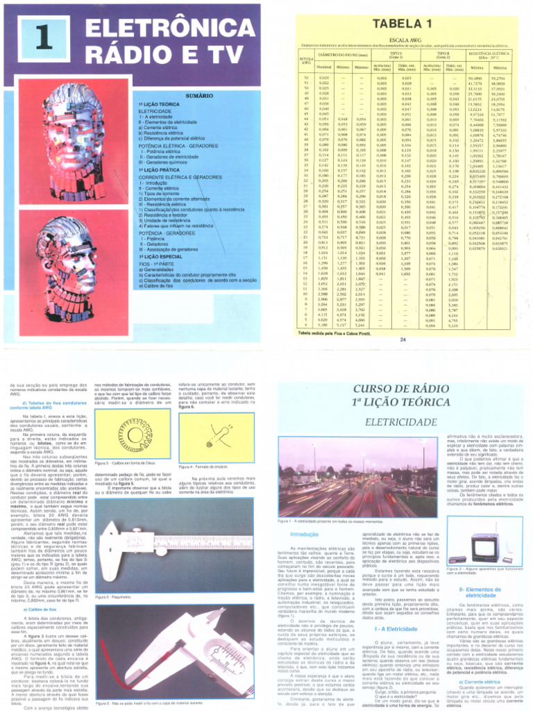 EletronicaRadio&TV Vol1 | PDF
