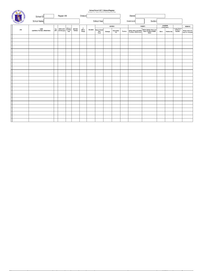 School Forms 1-9 | PDF