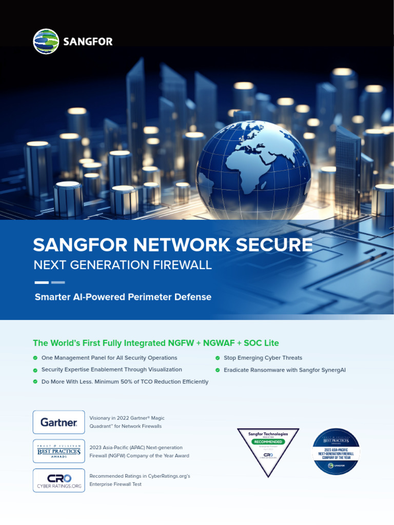 Sangfor Next-Gen Firewall Overview | PDF | Security | Computer Security