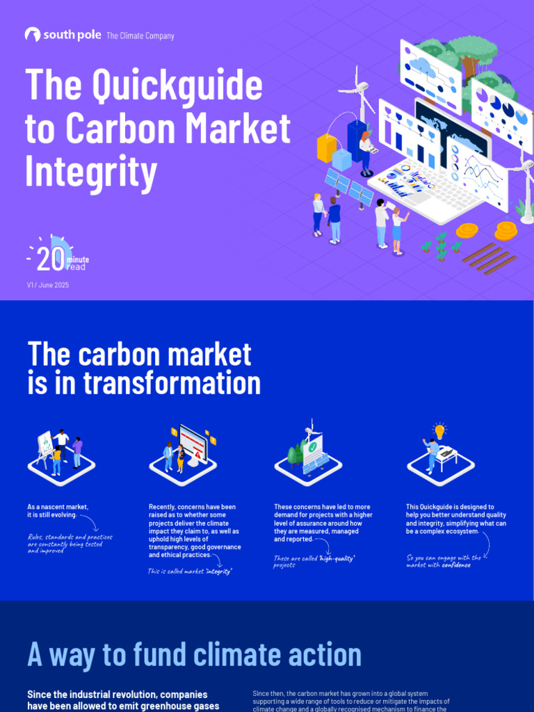Carbon Market Integrity Quickguide | PDF | Climate Change Mitigation ...