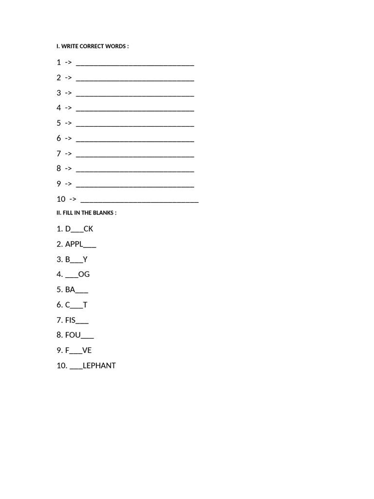 Vocabulary and Matching Exercises | PDF