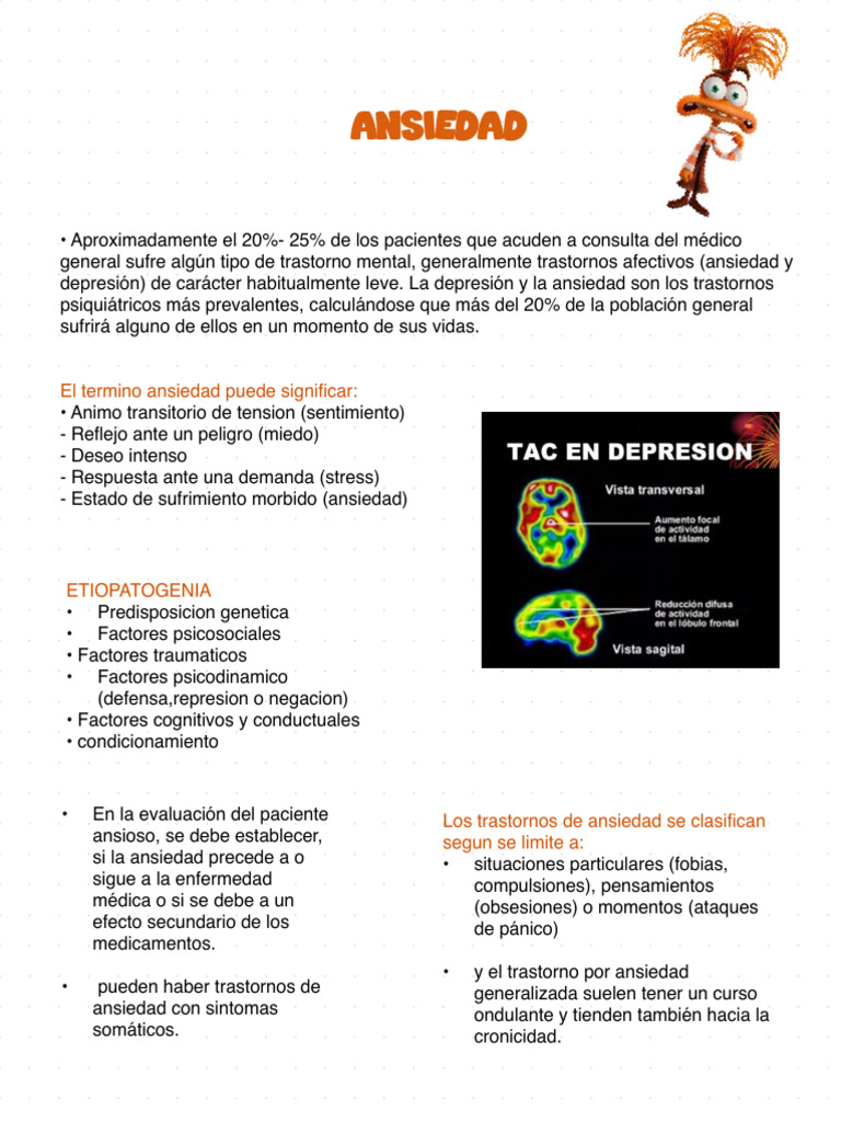 Trastornos de Ansiedad y Depresión: Guía Clínica | PDF | Trastorno de ...