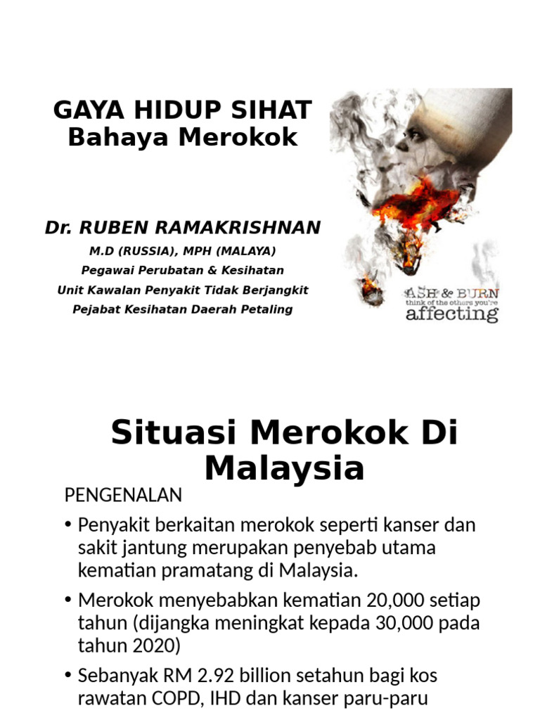 Bahaya Merokok (DR RUBEN) | PDF