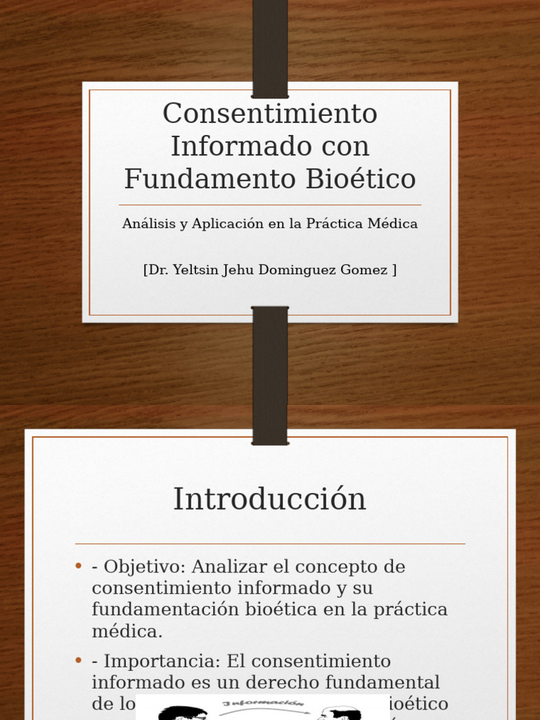 Consentimiento Informado y Bioética Médica | PDF | Consentimiento ...
