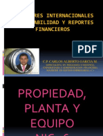 NIC 16 PROP. PLANTA Y EQUIPO CARLOS GARCÍA.