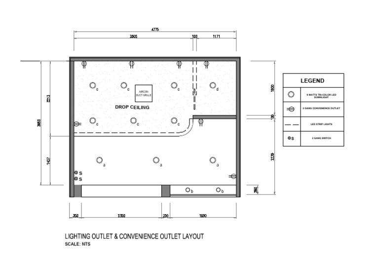 Convenience and Lighting Outlet Plan | PDF
