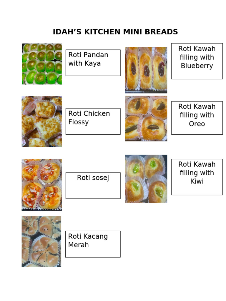 Menu Roti | PDF