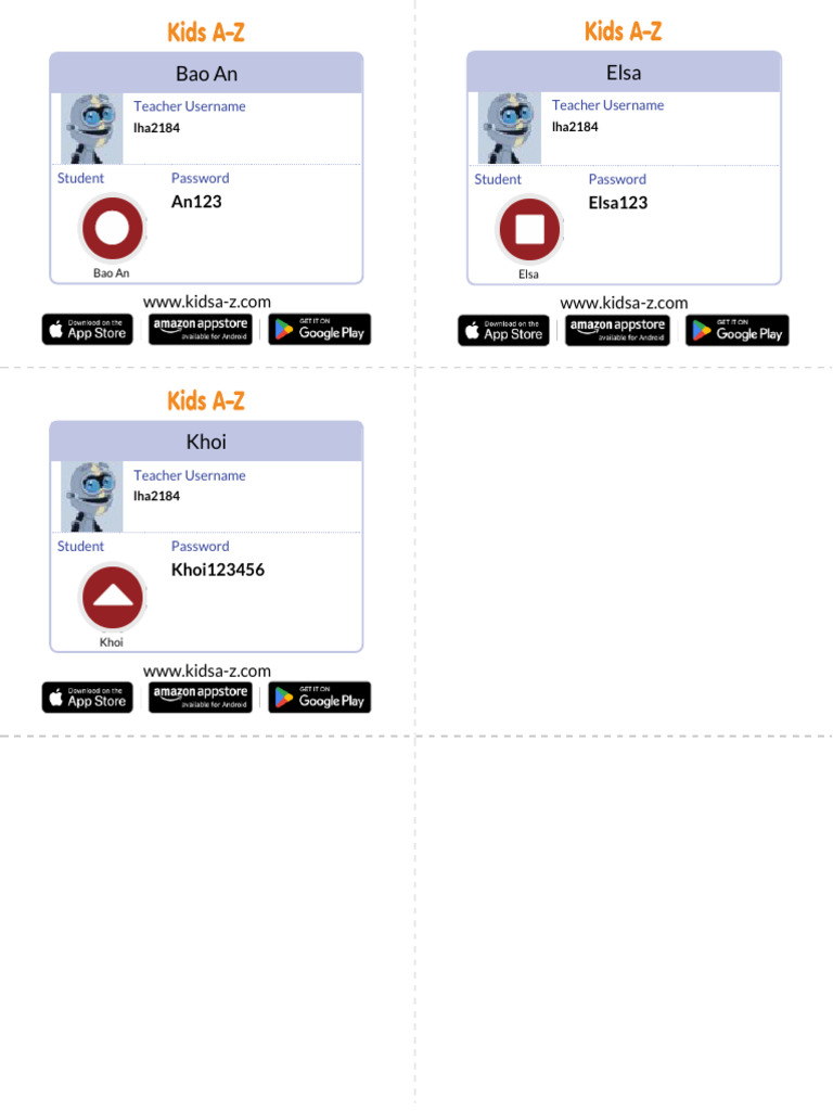 STUDENT LOGIN INSTRUCTIONS visual data 4