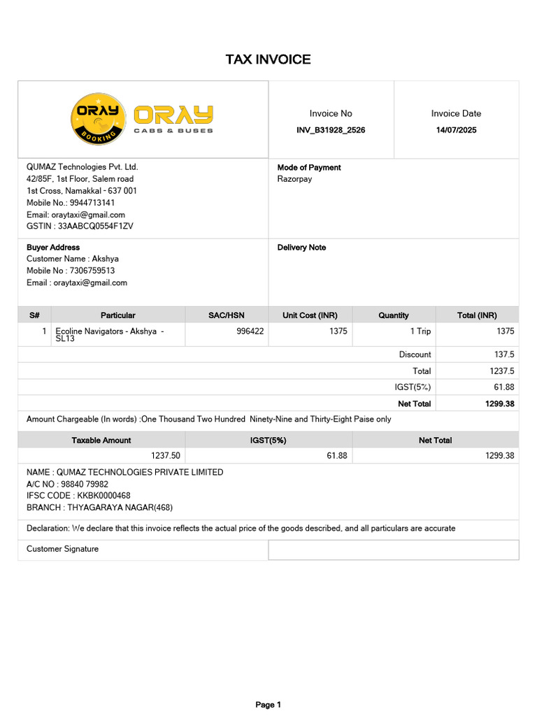 contentInvoice07-2025INV B31928 2526 | PDF