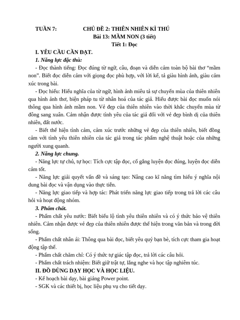 Tuan 7 | PDF