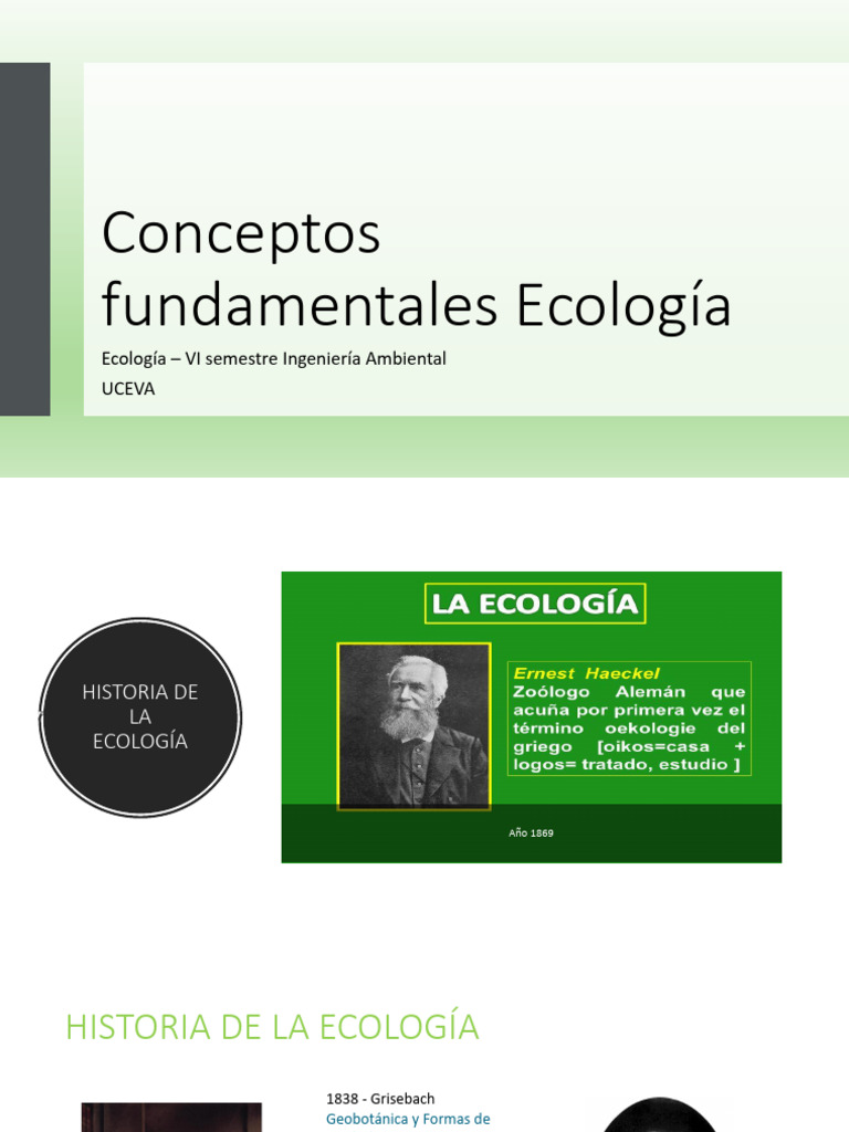 Conceptos Fundamentales EcologÃ - A | PDF | Ecología | Habitat
