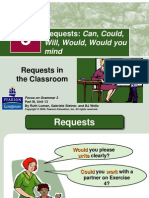 Requests, Can, Could, Will, Would, Would You Mind