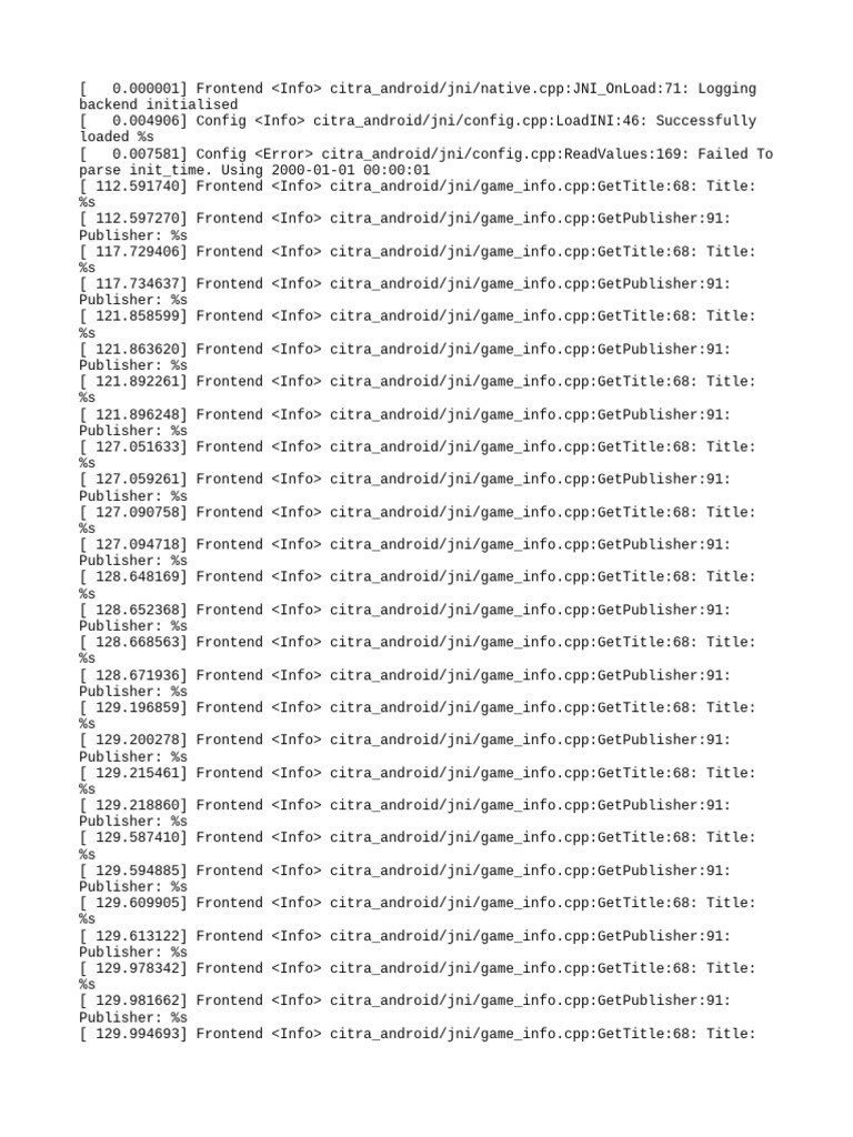 Citra Android Emulator Log Analysis | PDF | Software Development ...