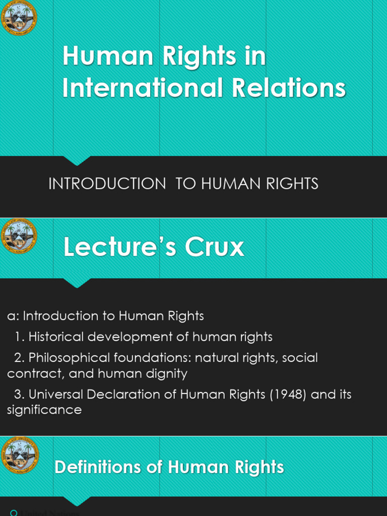 Understanding Human Rights Foundations | PDF | Human Rights | Social ...