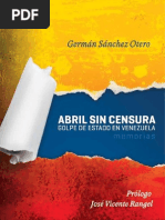 "Abril sin censura", de Germán Sánchez Otero