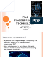 Dna Fingerprinting Technology