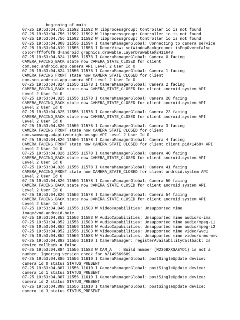 Log Cat 1753447984714 | PDF | System Software | Software Development