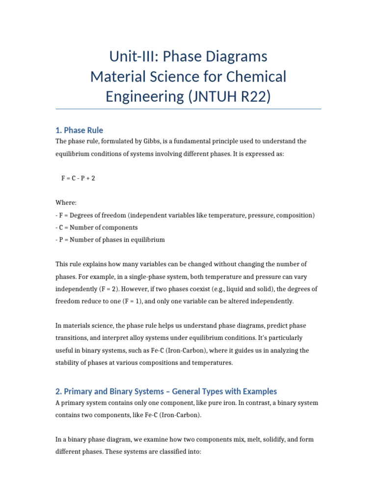 Understanding Phase Diagrams in Materials Science | PDF | Heat Treating ...