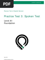 PTEG Spoken PracticeTest3 A1