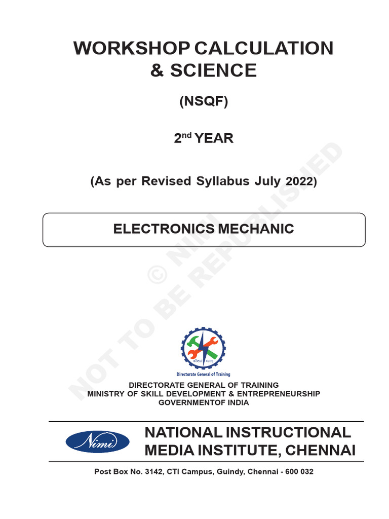 Workshop Calculation & Science 2nd Year | PDF | Division (Mathematics ...