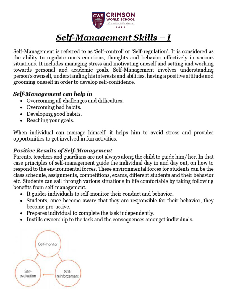 U2 - Self-Management Skills - I | PDF | Motivation | Motivational