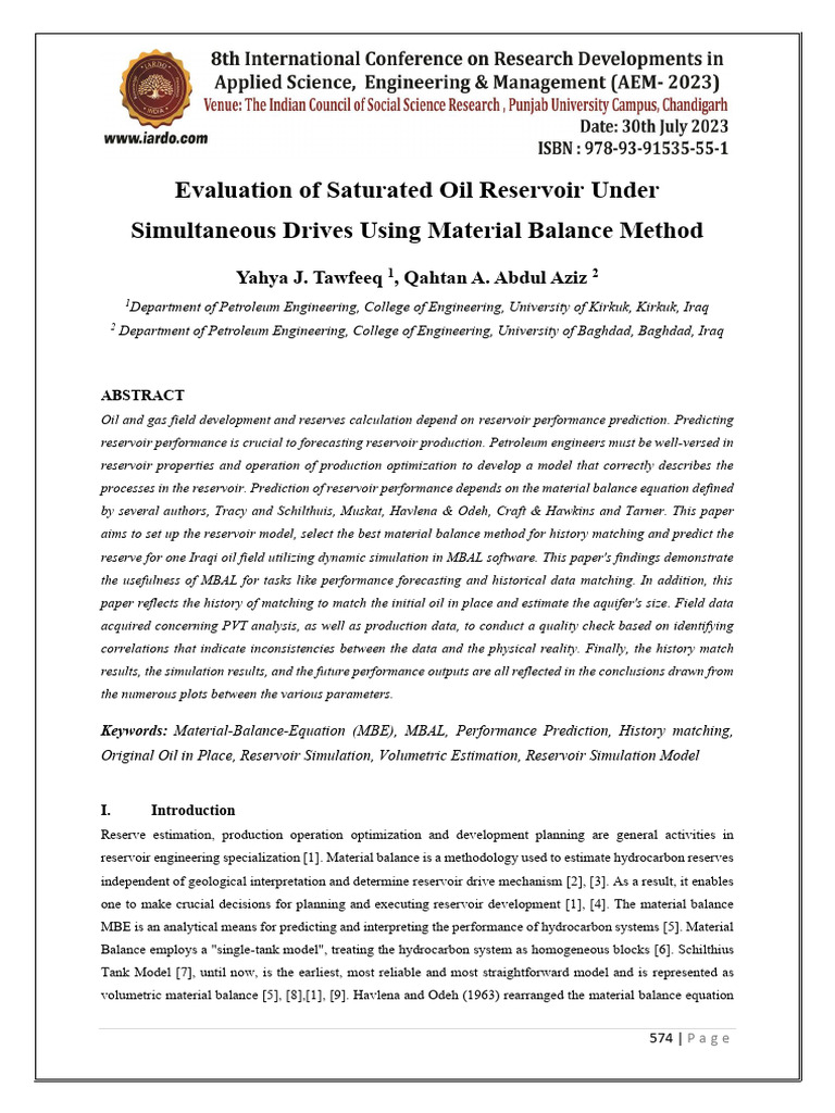 Evaluating Saturated Oil Reservoirs | PDF | Petroleum Reservoir | Viscosity