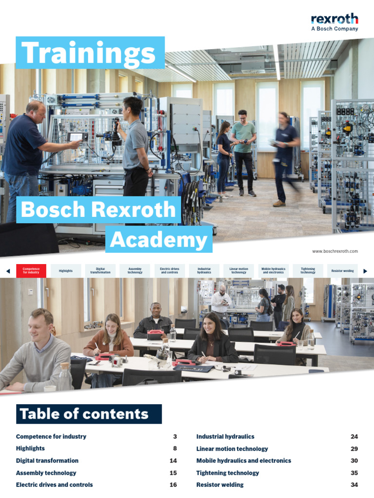Bosch Rexroth Training Courses 2025 | PDF | Programmable Logic ...