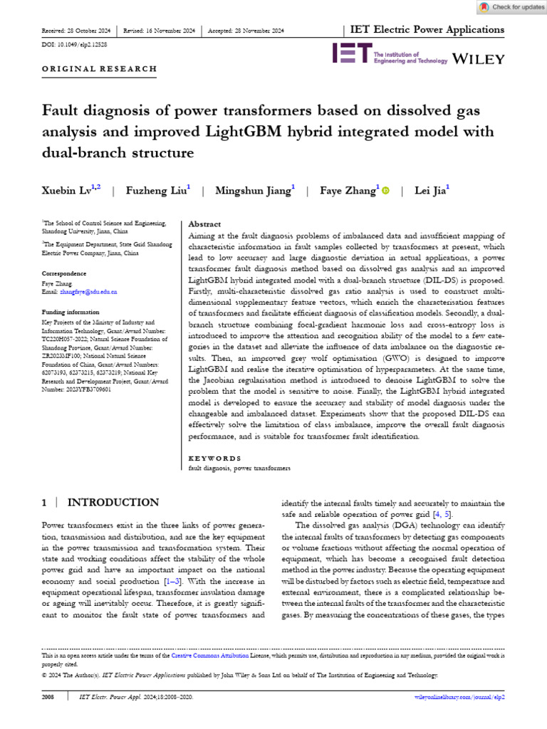 Transformer Fault Diagnosis Using DGA | PDF | Support Vector Machine ...