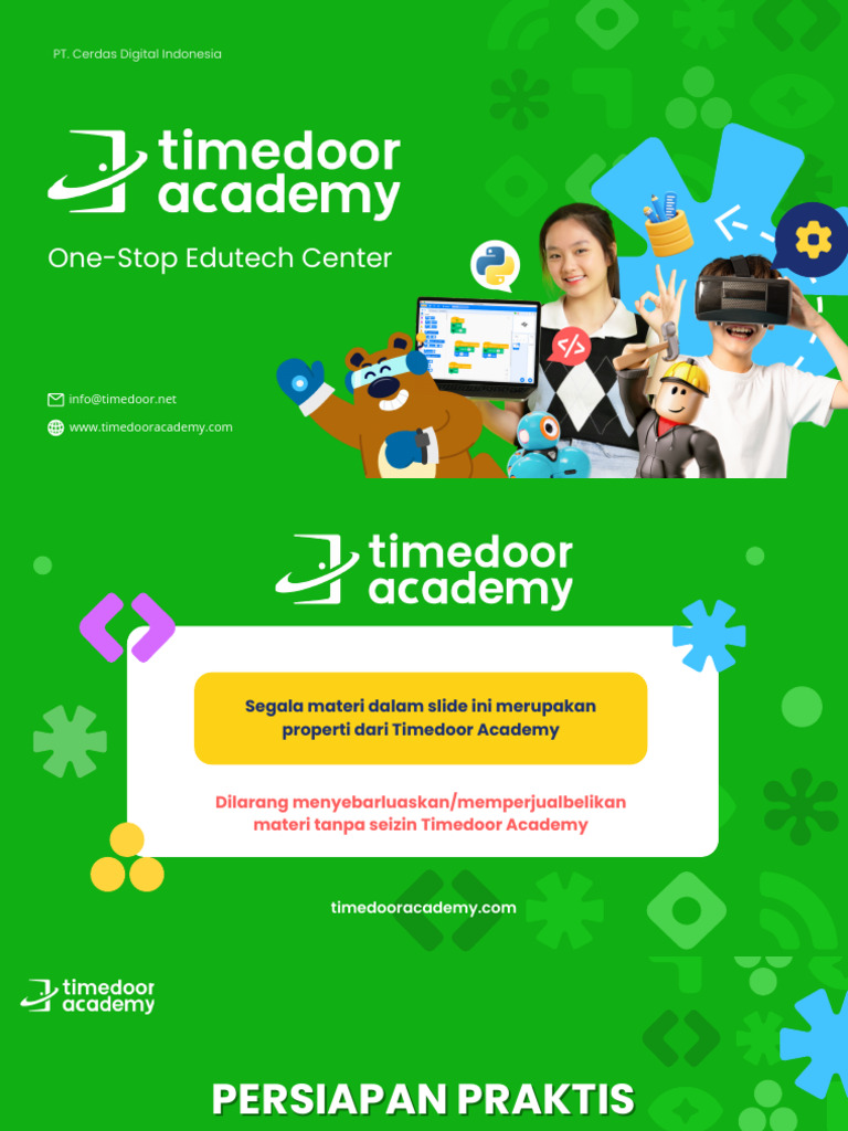 Login LMS Timedoor Academy | PDF