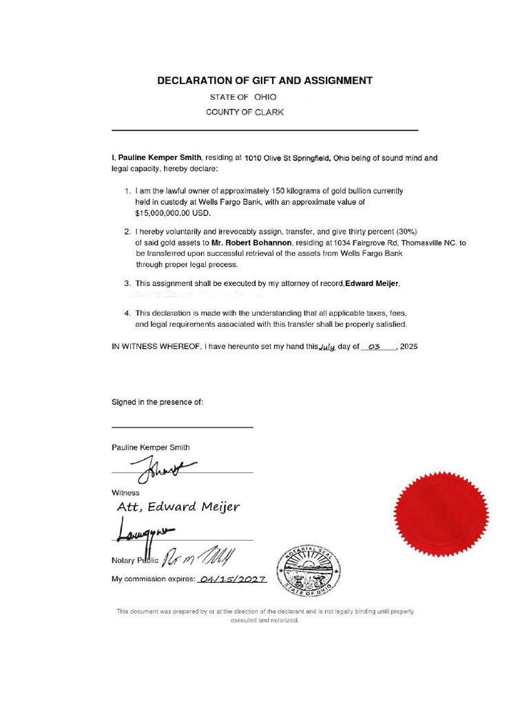 Declaration | PDF