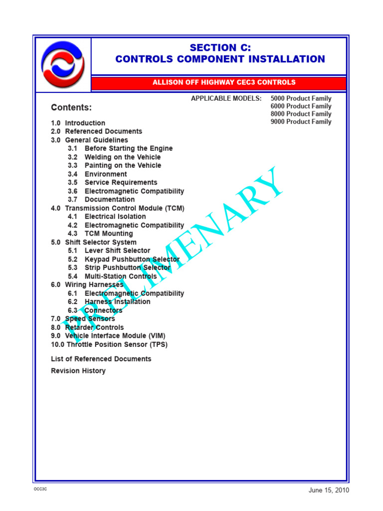 CEC3 Controls Installation Guidelines | PDF | Electrical Connector ...