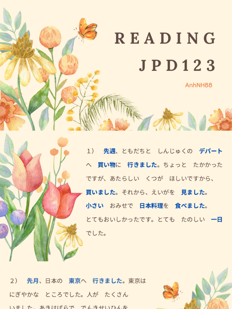 Reading Jpd123 | PDF