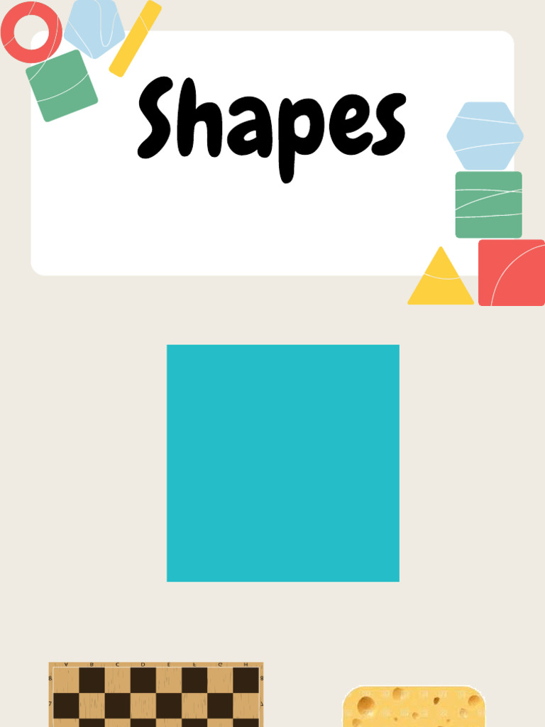 Colorful Illustrative Shapes Math Presentation | PDF
