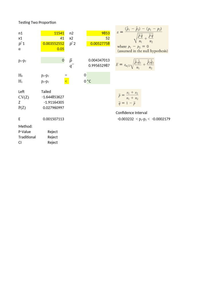 Uji Hipotesis 2 | PDF