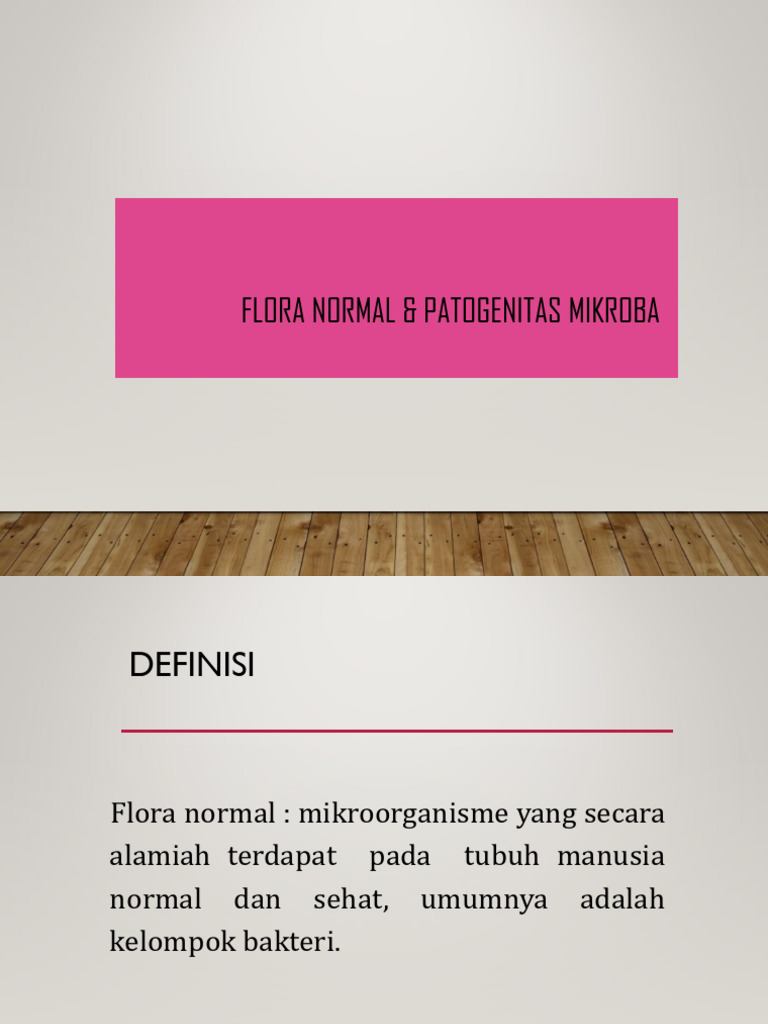 Flora Normal dan Patogenitas Mikroba Manusia | PDF