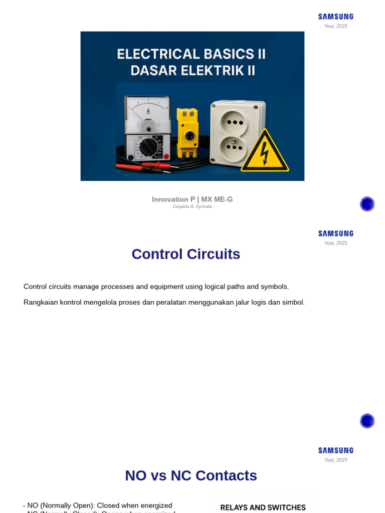 NO and NC Push Button Functions | PDF