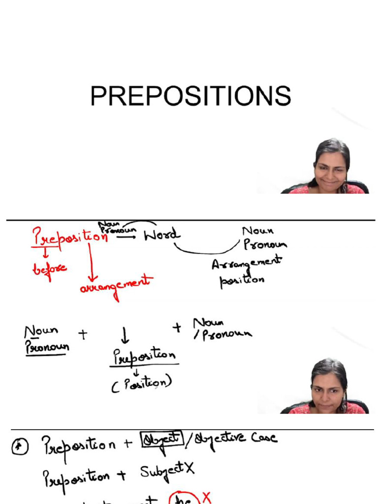 Prepositions - Part 1 | PDF