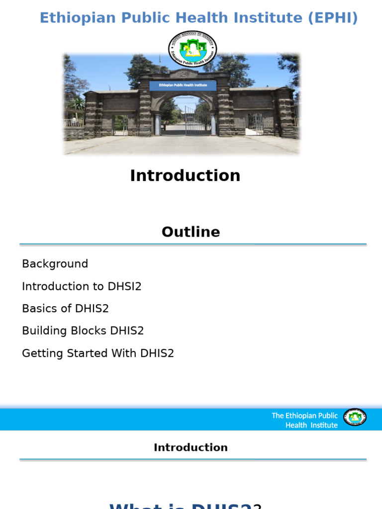 DHIS2 Overview for EPHI Users | PDF | User (Computing) | Data