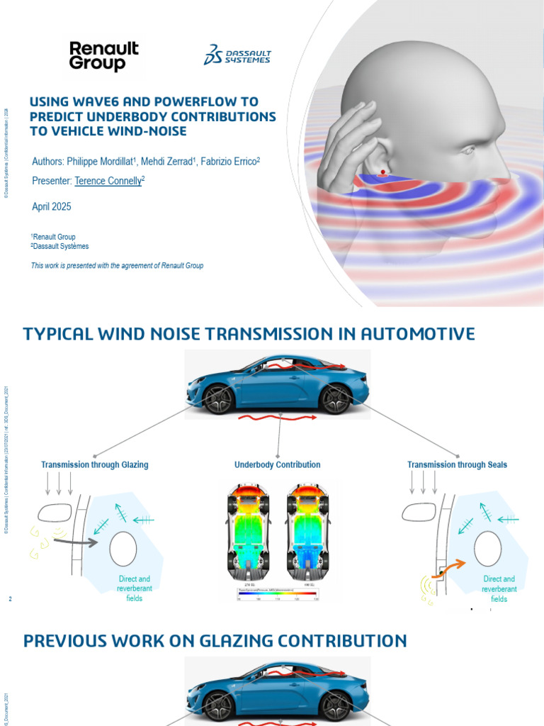 Wind Noise Prediction Using Wave6 | PDF | Classical Mechanics | Acoustics