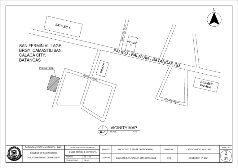 Proposed Residential Project in Calaca | PDF