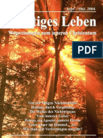 Geistiges Leben 2004-5