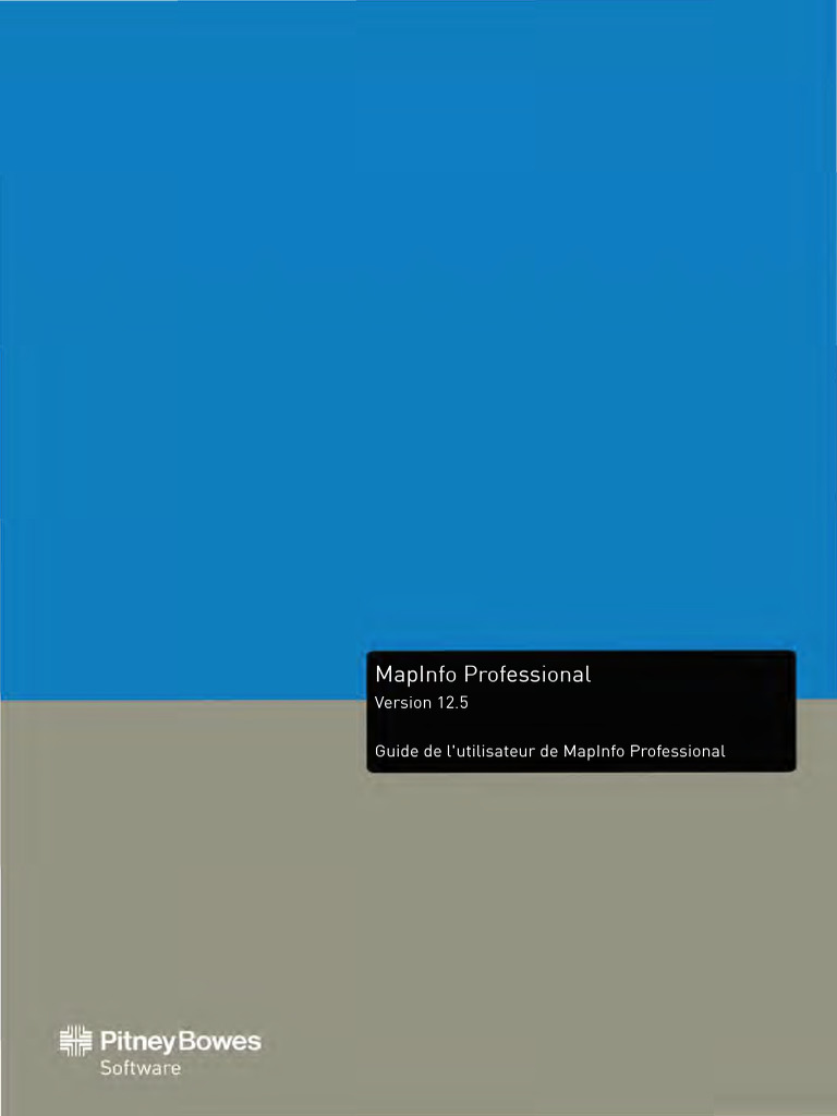 Mapinfo Pro v12!5!0 User Guide FR | PDF | Microsoft | Bases de données