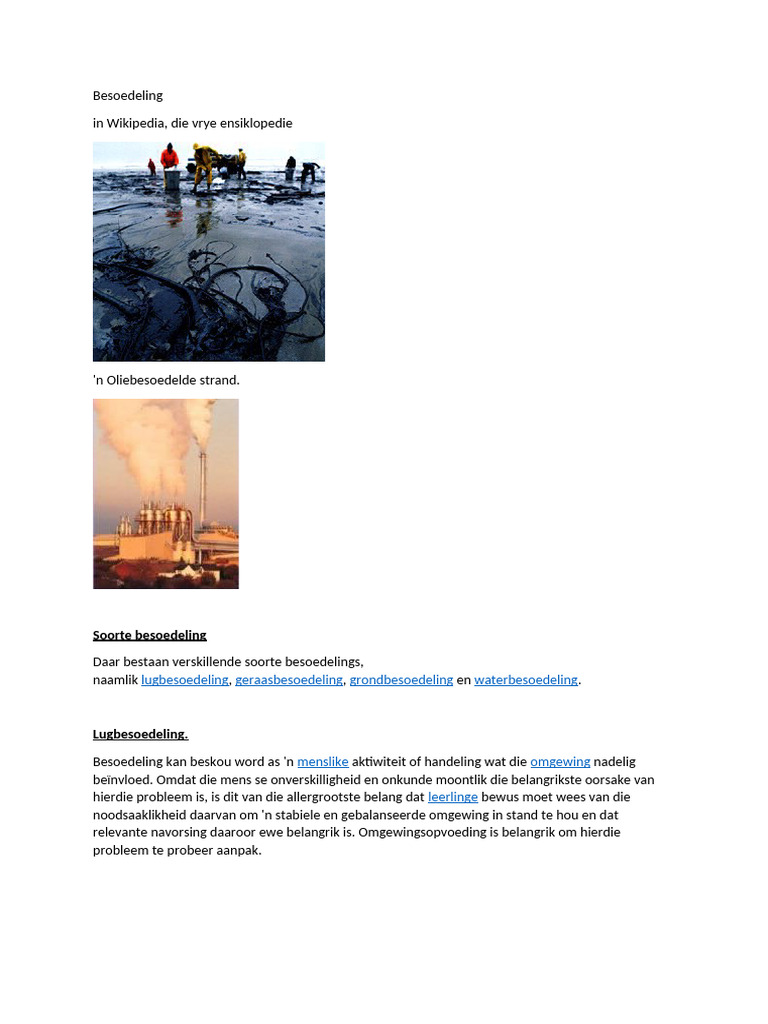 Tipes Besoedeling | PDF