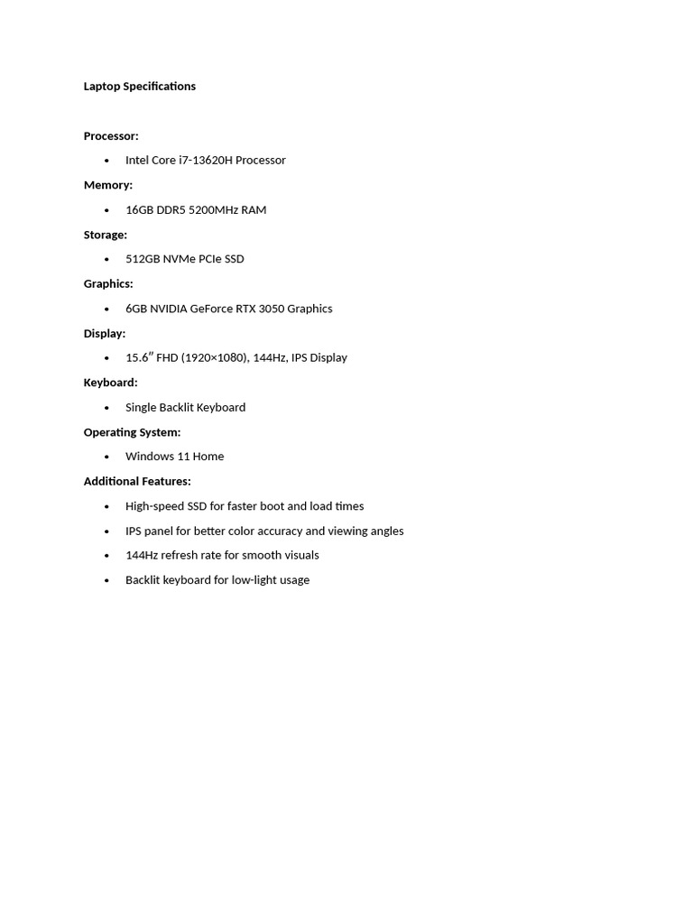 Laptop | PDF