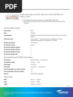 FFVV-65C-R3-V1 Sector Antenna Specs | PDF | Antenna (Radio ...