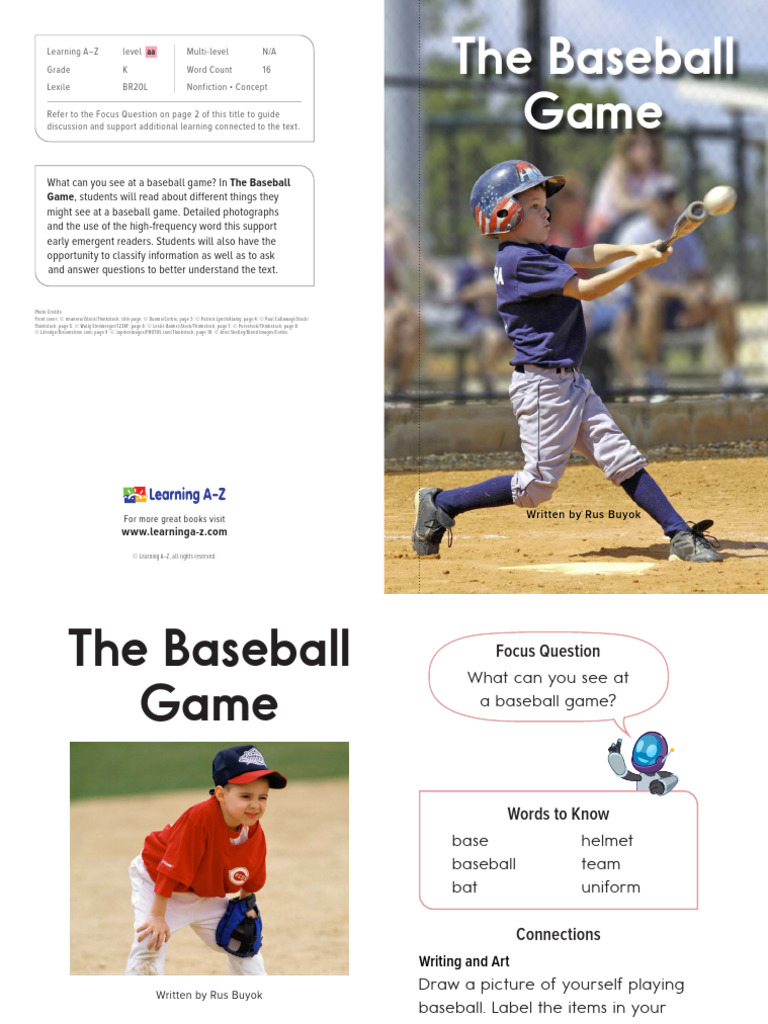 Exploring Baseball Game Elements | PDF | Getty Images | Imaging