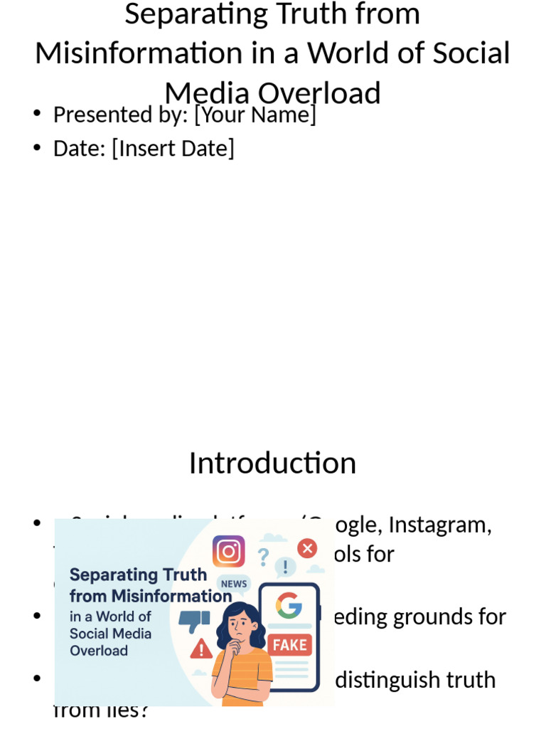 Combatting Misinformation on Social Media | PDF | Human Communication ...