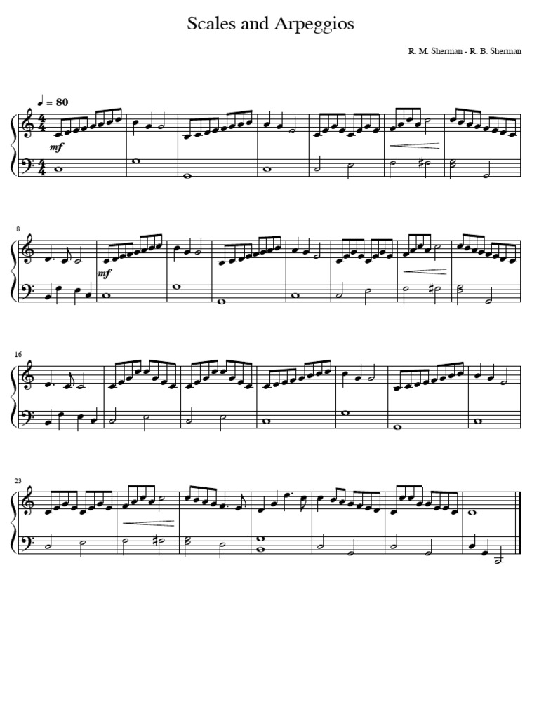 Scales and Arpeggios | PDF
